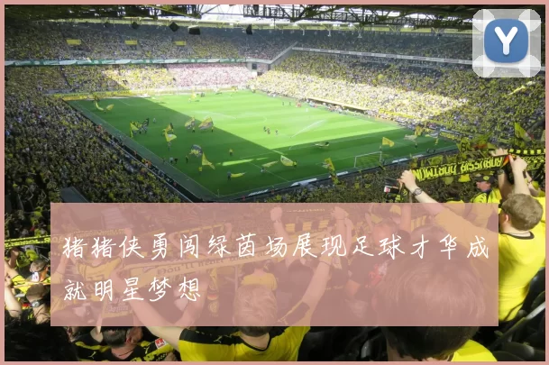 猪猪侠勇闯绿茵场展现足球才华成就明星梦想